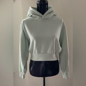 SWS The Perfect Crop Sweatshirt Hoodie Size Large